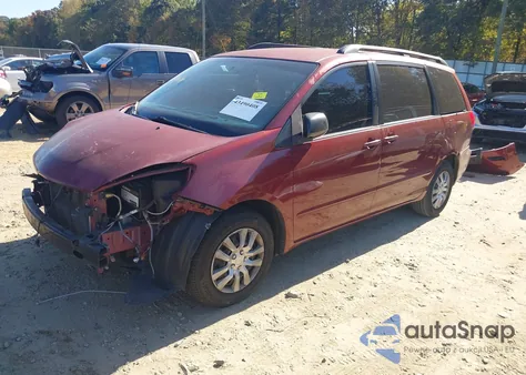 2008 Toyota Sienna Le z USA, uszkodzony, nr VIN 5TDZK23C38S101450